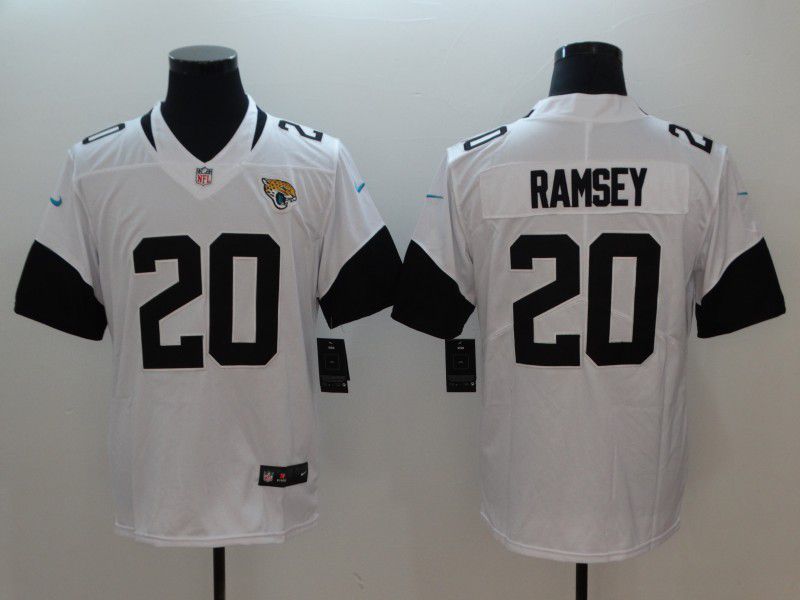 Men Jacksonville Jaguars #20 Ramsey White Vapor Untouchable Limited Player Nike NFL Jerseys->new york yankees->MLB Jersey